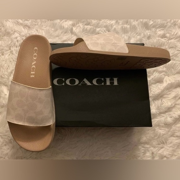 Coach Udele Slides Sandals Shoes - Picture 1 of 7